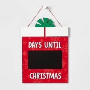 Wondershop Wooden Countdown To Christmas Calendar NEW